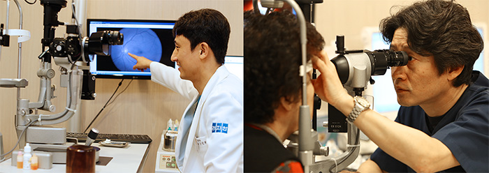 노안 · 백내장 수술 건수 13,834안. 2002년 9월 9일 개원 후 2019년 5월 31일까지(과거 대학병원, 타병원 근무 동안 진행한 수술 건수 제외)