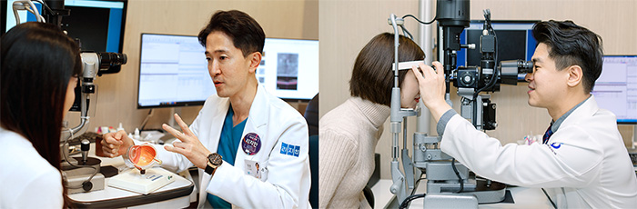 다양한 안질환 치료경험이 풍부한 대학병원 교수 출신 안과전문의들이 리지안안과에서 맞춤치료를 해드리고 있습니다.